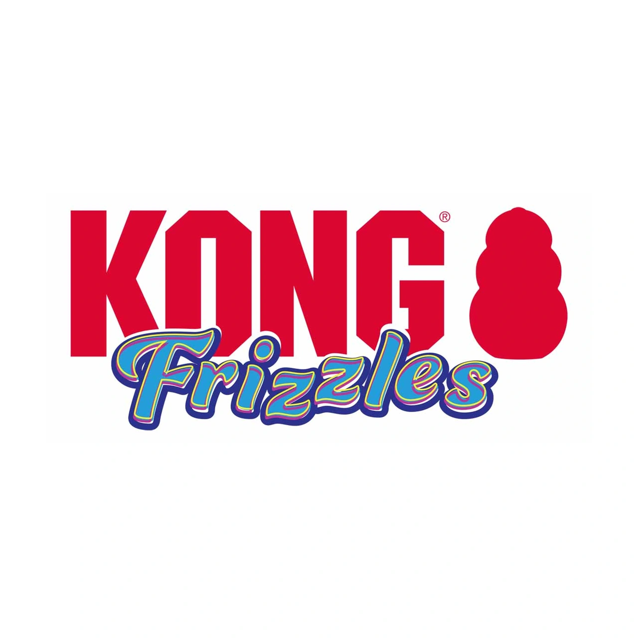 KONG Frizzles Frazzle M 23 cm - langhåret monsterbamse med lyd